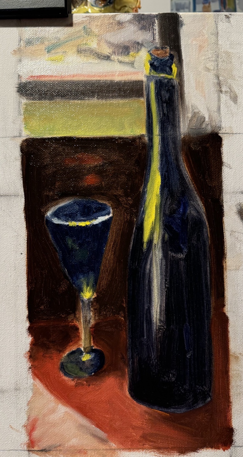 Wine and glass. Summer 2023