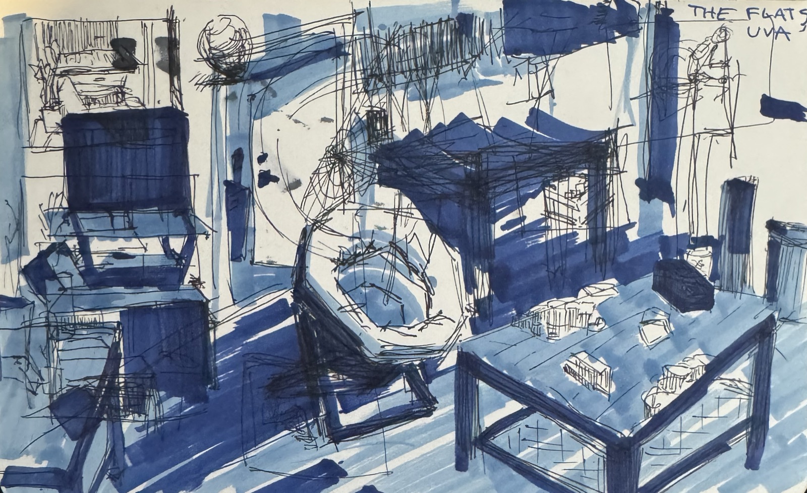 Living Room. Markers