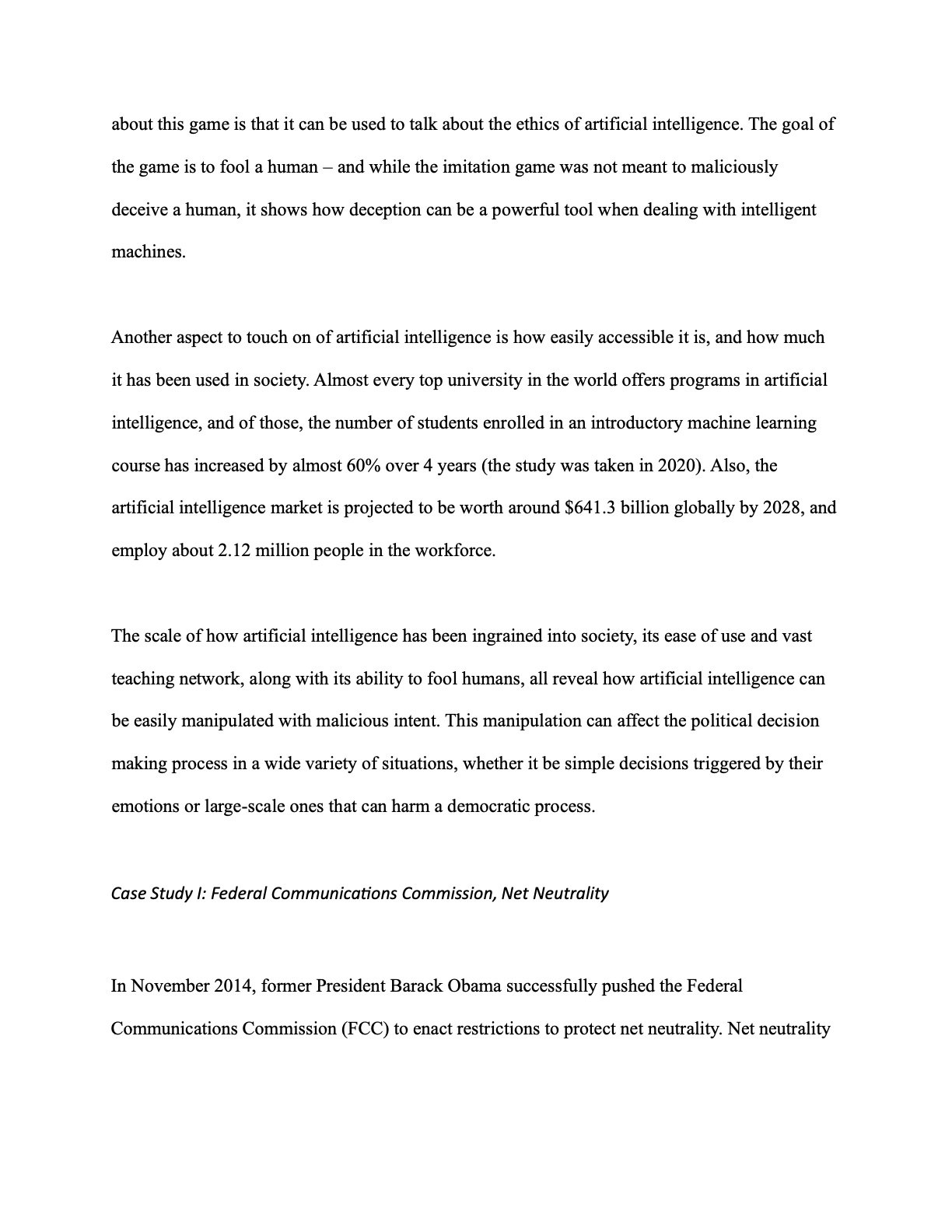 AI and Political Decision Making page 4